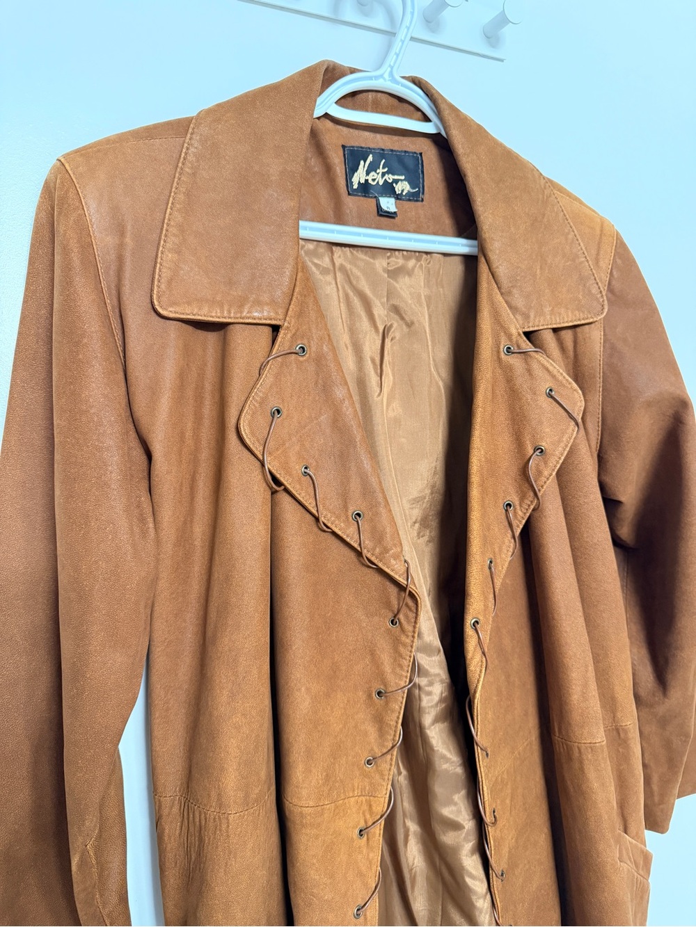 Women’s Brown Suede Long Coat